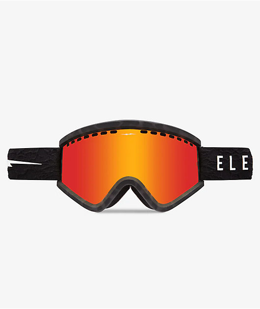 Electric EGV Black Tort and Red Chrome Snowboard Goggles | Zumiez