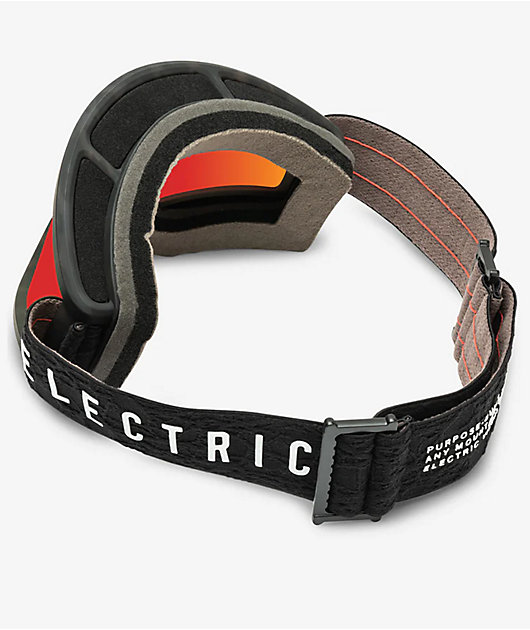 EG2 V. CO-LAB ゴーグル Electric EGV Black Tort and Red Chrome Snowboard Goggles | Zumiez