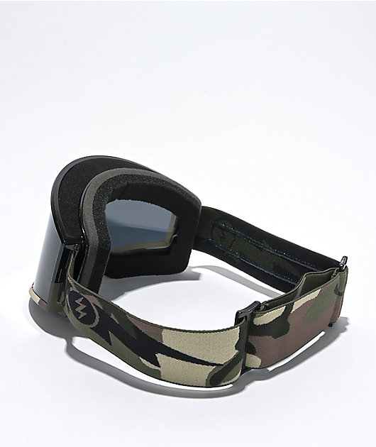 Electric Kleveland Camo Volt & Jet Black Snowboard Goggles | Zumiez