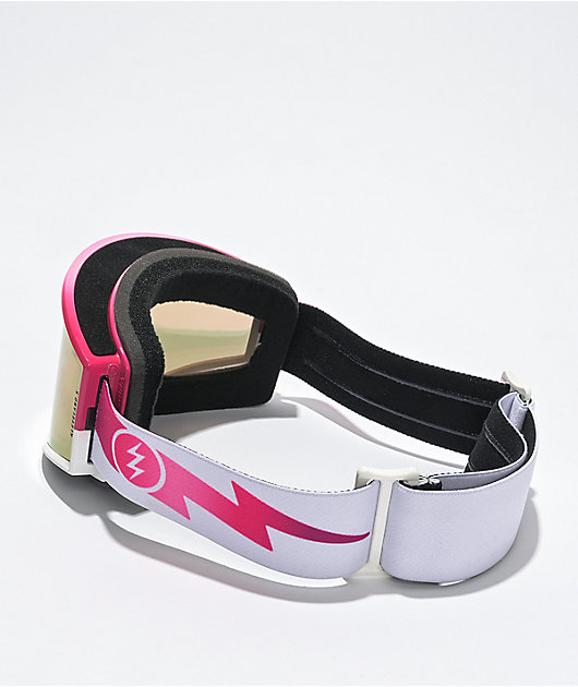 Electric Kleveland.S Pink Volt & Pink Chrome Snowboard Goggles