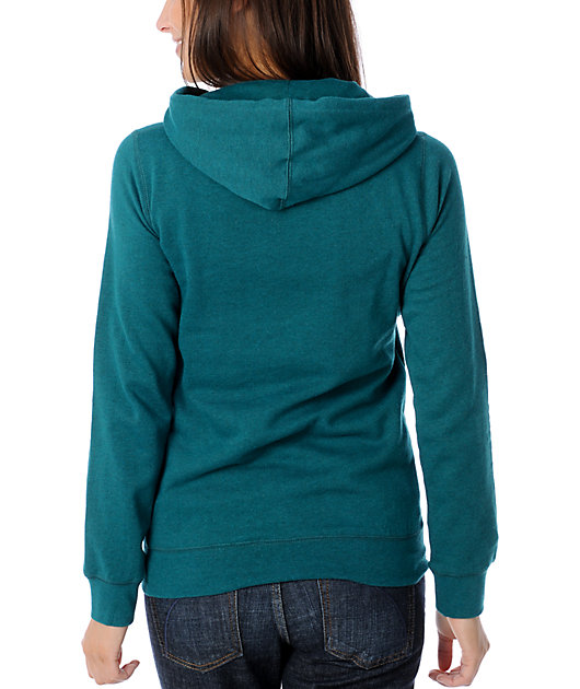 turquoise pullover hoodie