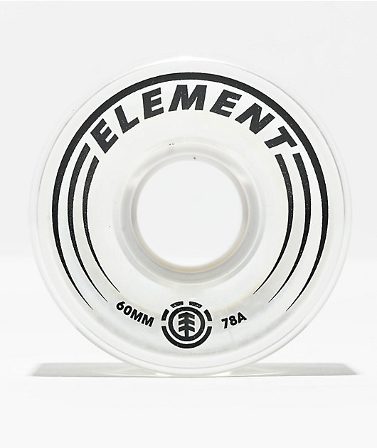 Element Filmer 60mm 78a Translucent White Cruiser Wheels | Zumiez