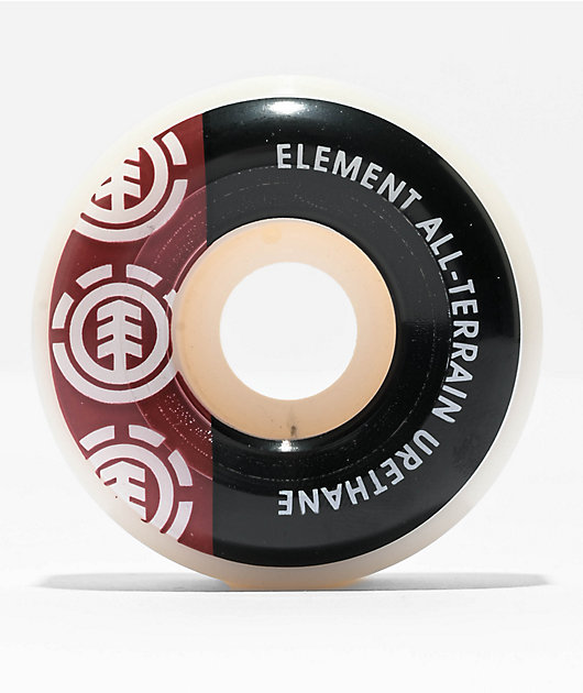 スケートボード element wheel 52mm 99A Element Section 52mm 99a White Skateboard Wheels | Zumiez