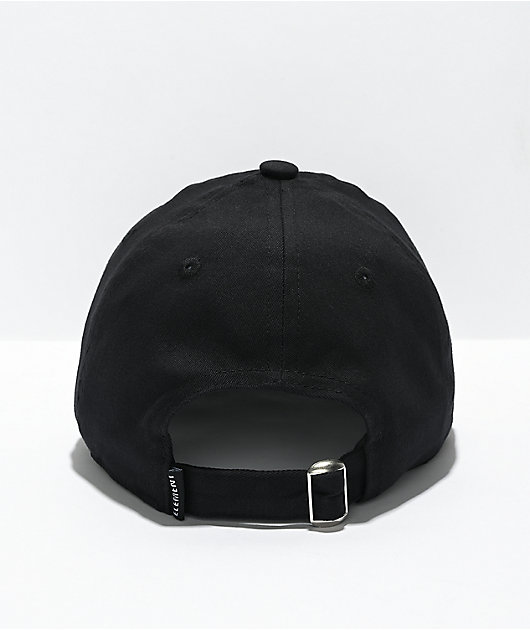 Elements Fluky gorra negra con tira de ajuste