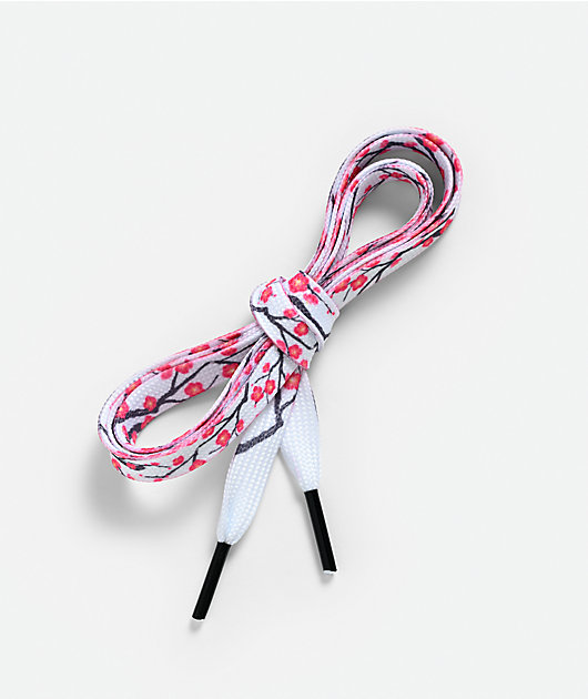Ella Shea Cherry Blossom White Shoelaces