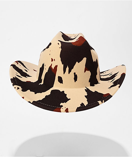 Ella Shea Cow Print Cowboy Hat