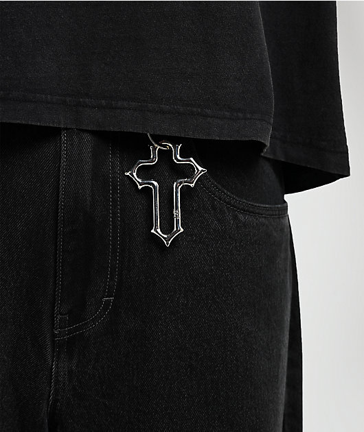 Ella Shea Cross Carabiner Keychain