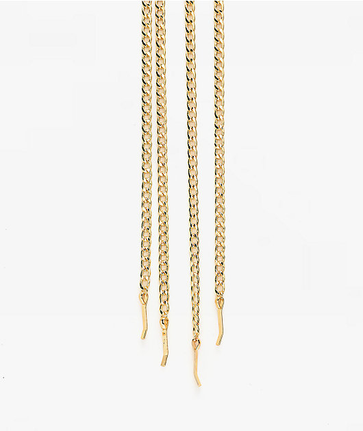 Ella Shea Gold Chain Shoelaces