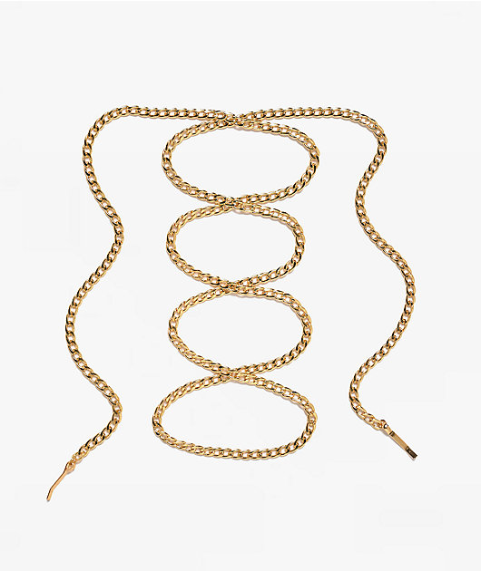 Ella Shea Gold Chain Shoelaces