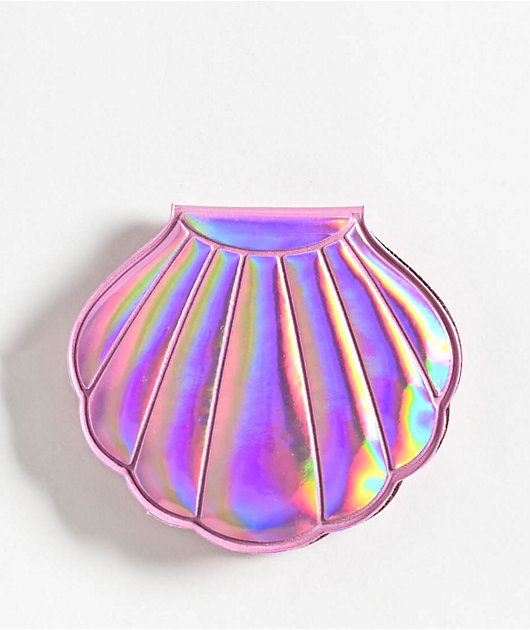 Ella Shea Seashell Pink Handheld Mirror