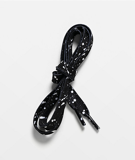 Ella Shea Speckle Black & White 54" Shoe Laces