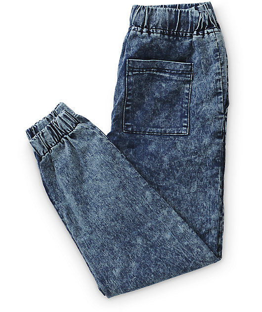 acid wash joggers mens