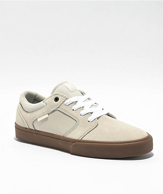 Emerica Cadence White & Gum Skate Shoes | Zumiez