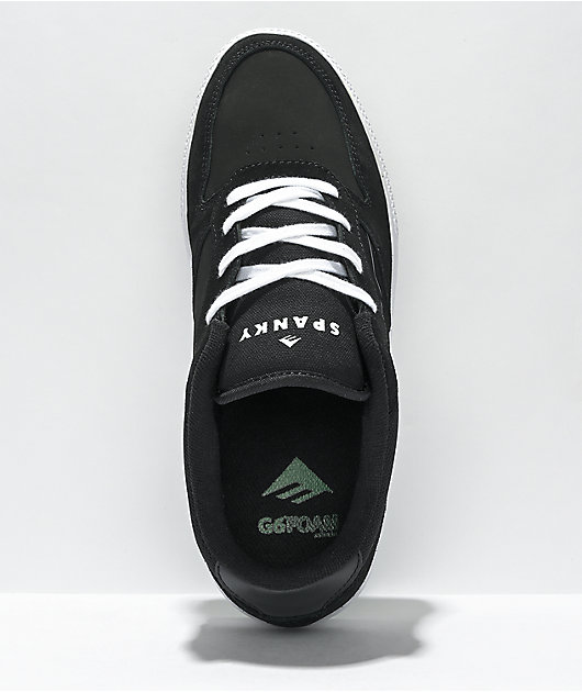 Emerica KSL G6 Black, White & Green Skate Shoes