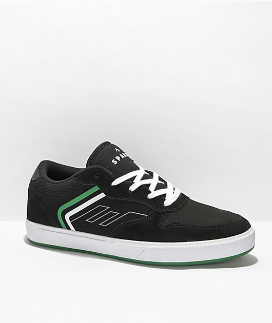 Emerica KSL G6 Black, White & Green Skate Shoes