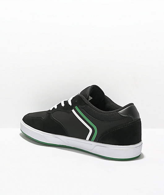 Emerica KSL G6 Black White Green Skate Shoes Zumiez