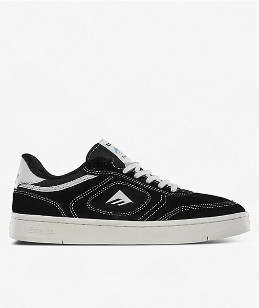 Emerica KSL III Black & White Skate Shoes