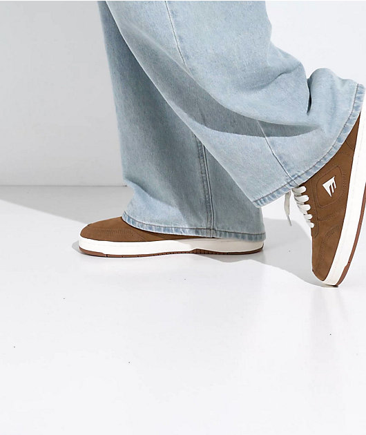 Emerica KSL III Brown & Tan Skate Shoes video