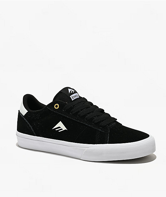 Emerica Moca Black & White Skate Shoes