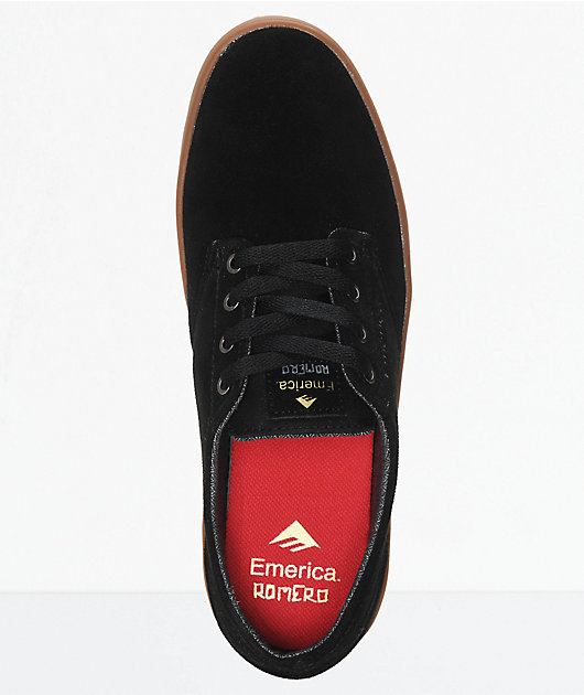 Emerica Romero Laced zapatos de skate en negro y goma