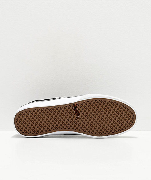Emerica Wino Standard Black, White & Gold Skate Shoes