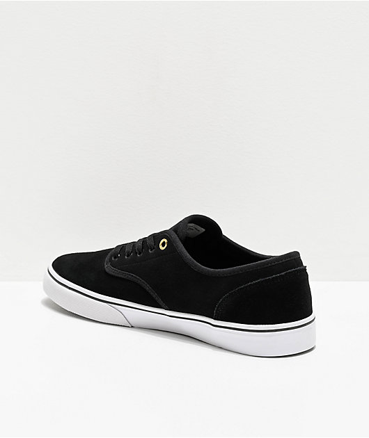 Emerica Wino Standard Black, White & Gold Skate Shoes