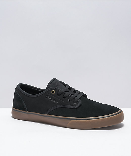 Emerica Wino Standard Black Gum Skate Shoes Zumiez