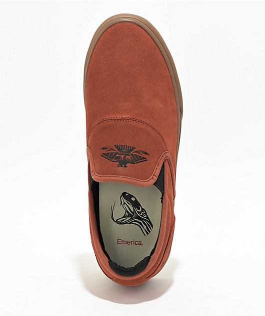 Emerica x Jess Mudgett Wino G6 Clay Slip-On Skate Shoes