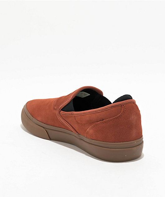 Emerica x Jess Mudgett Wino G6 Clay Slip-On Skate Shoes | Zumiez