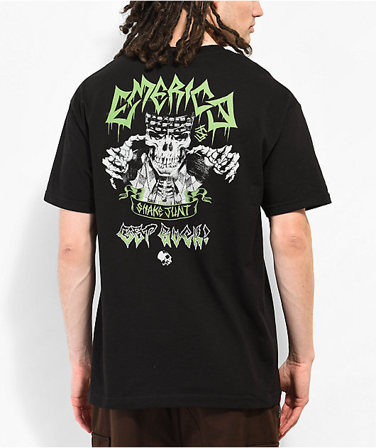 Emerica x Shake Junt Skull Black T-Shirt