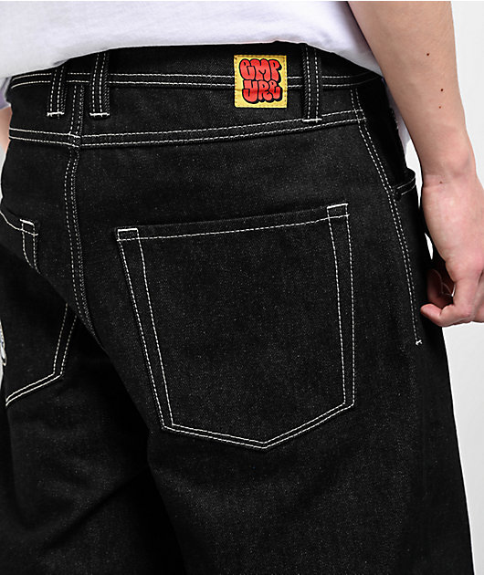 Empyre 8Ball Black Loose Fit Skate Jeans