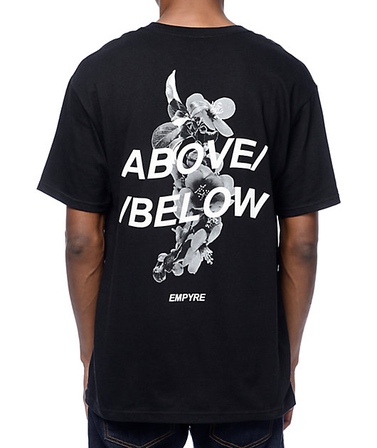 Empyre Above Below camiseta en negro