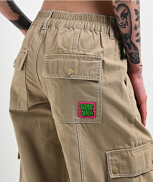Empyre Alani Low Rise Chinchilla Relaxed Cargo Pants | Zumiez
