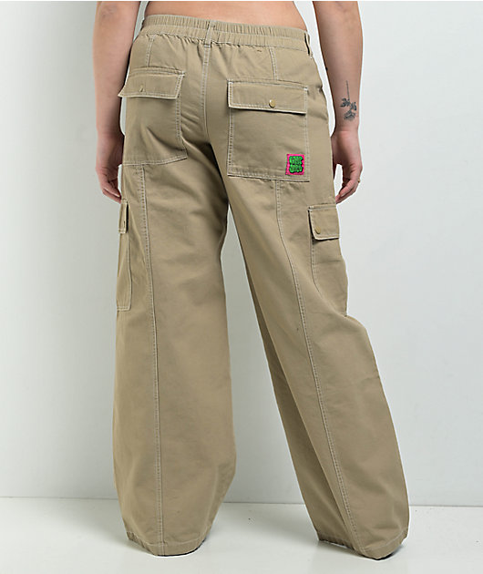 Empyre Alani Low Rise Chinchilla Relaxed Cargo Pants