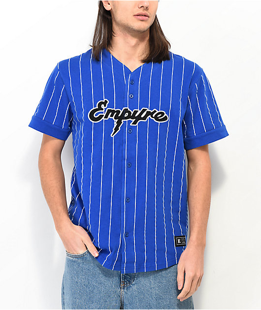 Empyre All Time Blue Stripe Baseball Jersey