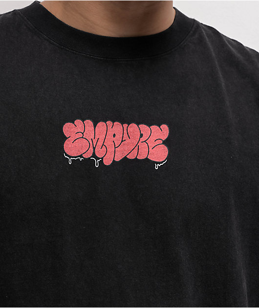 Empyre Alley Cat Black Wash T-Shirt