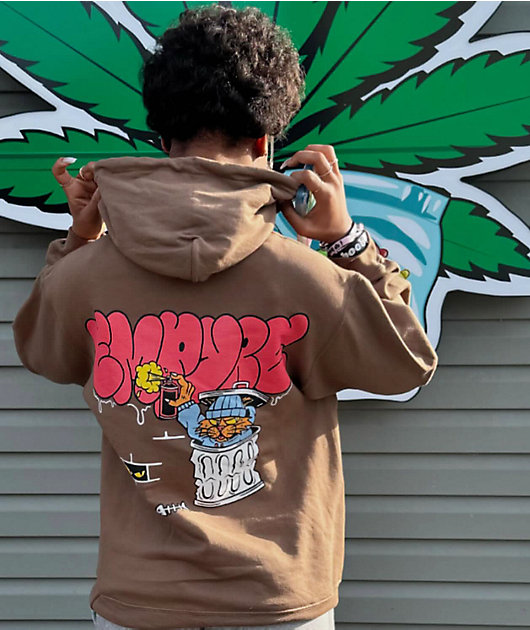 Empyre Alley Cat Brown Hoodie