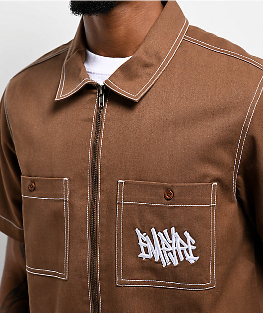 Empyre Amplify Bison Zip Work Shirt | Zumiez