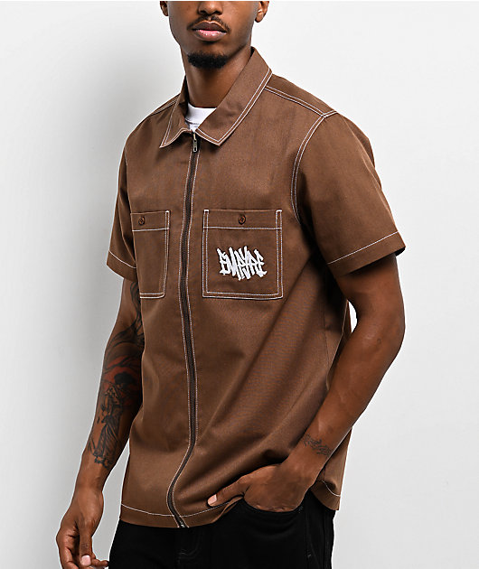 witty&amp;pitty ガーゼネルシャツ 539 Charcoal Monster Nep Flannel | Rugged Long Sleeve Shirts