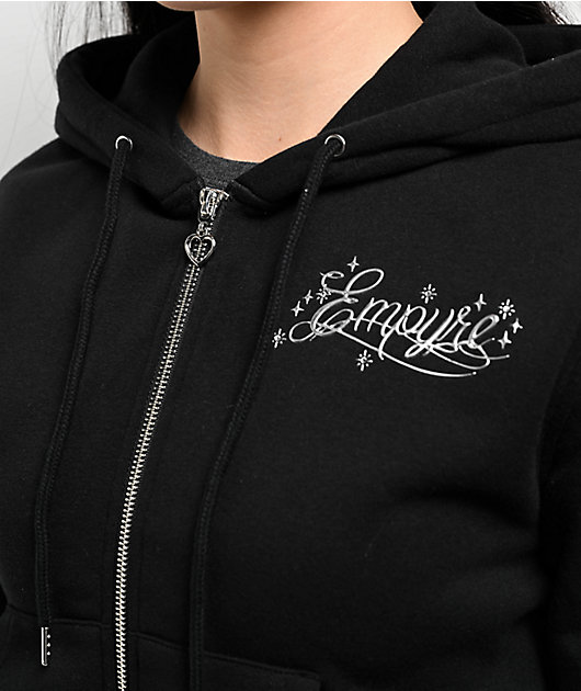 Empyre Angel Black Zip Hoodie | Zumiez
