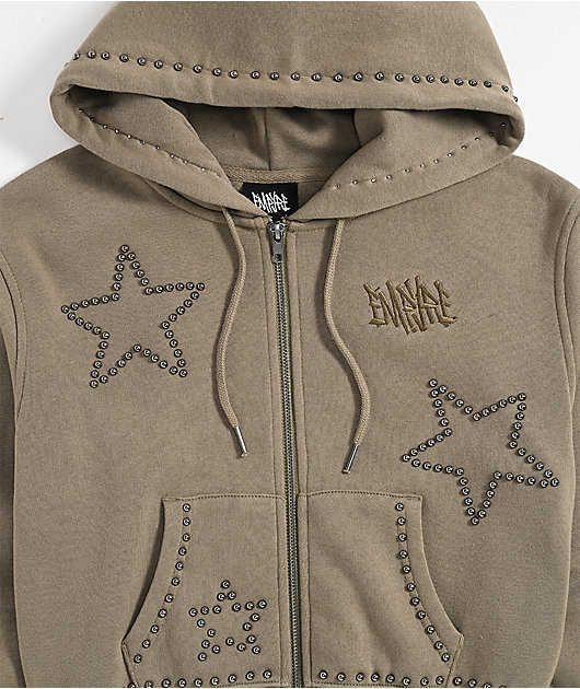 Pretty in Pink Rhinestuds Cross Zip up Hoodie - Etsy