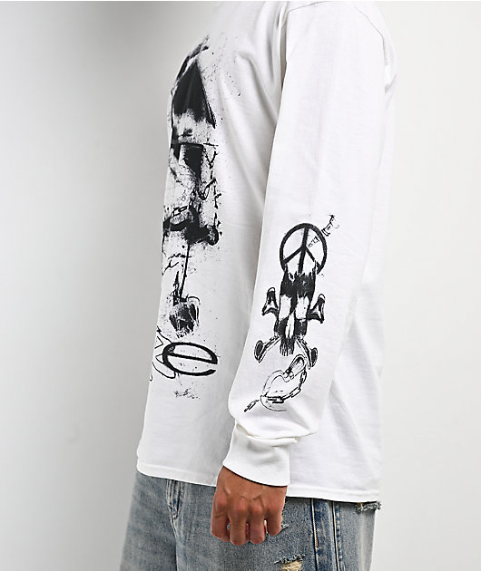 Empyre Angst Album White Long Sleeve T-Shirt