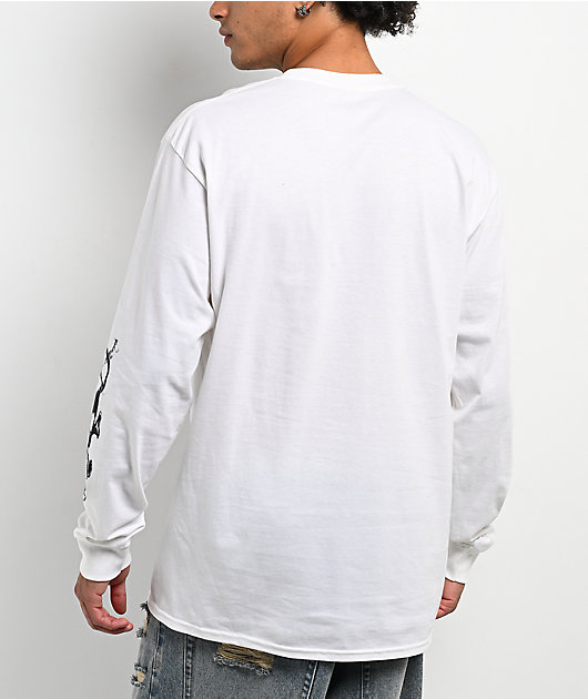Empyre Angst Album White Long Sleeve T-Shirt