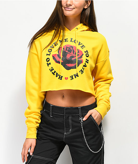 ariana yellow hoodie