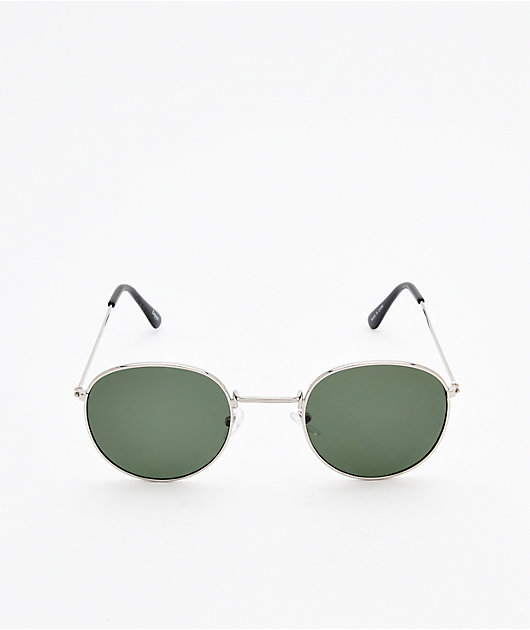 Empyre Artie Fashion Green & Silver Sunglasses
