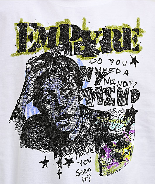 Empyre Artschool Dropout White Boxy T-Shirt