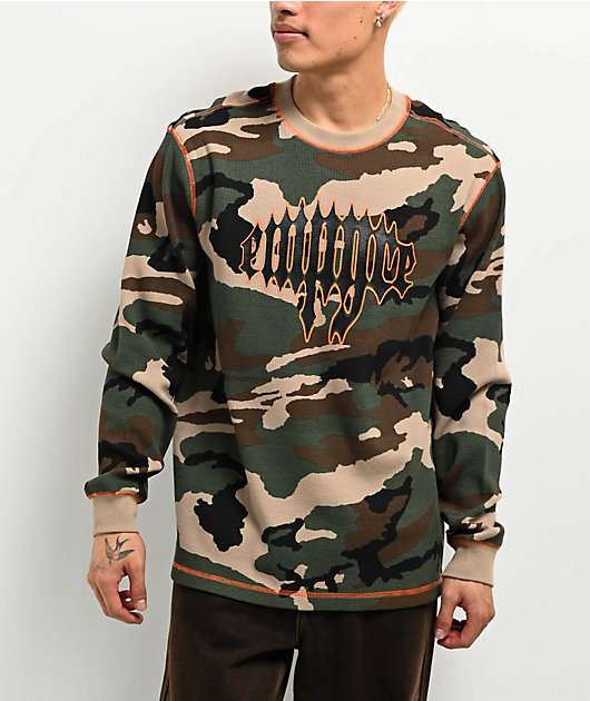 Empyre Ash Tray Camo Thermal Long Sleeve T-Shirt | Zumiez