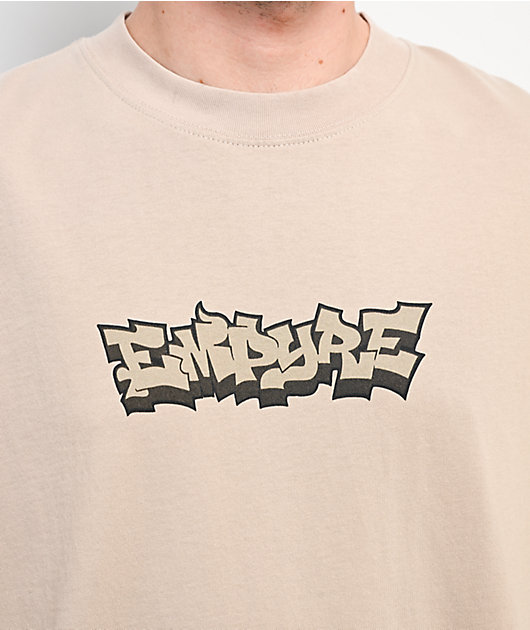 Empyre Backstreet Cat Tan Boxy T-Shirt