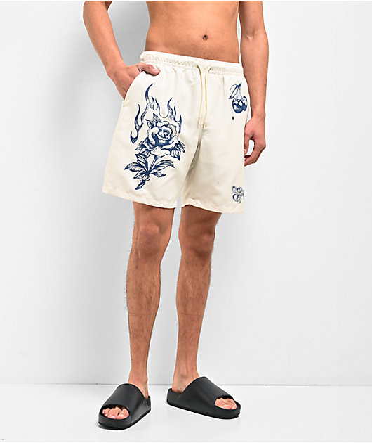 Empyre Ballpoint White Board Shorts