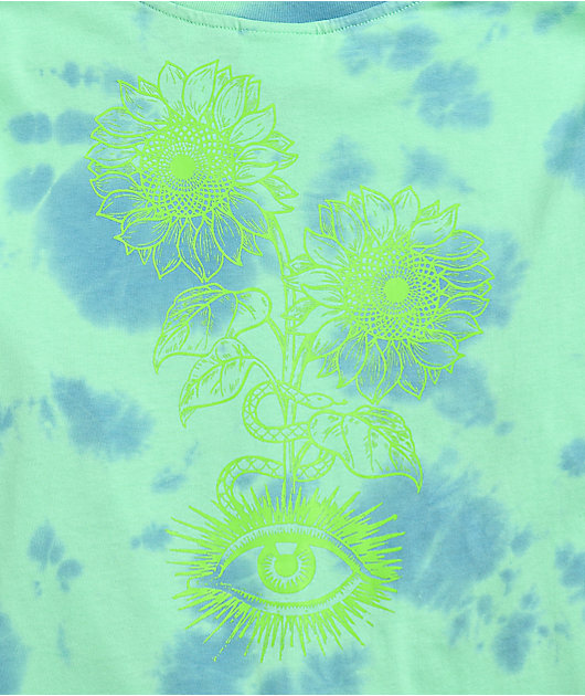 Empyre Laynie Blue & Green Tie Dye T-Shirt